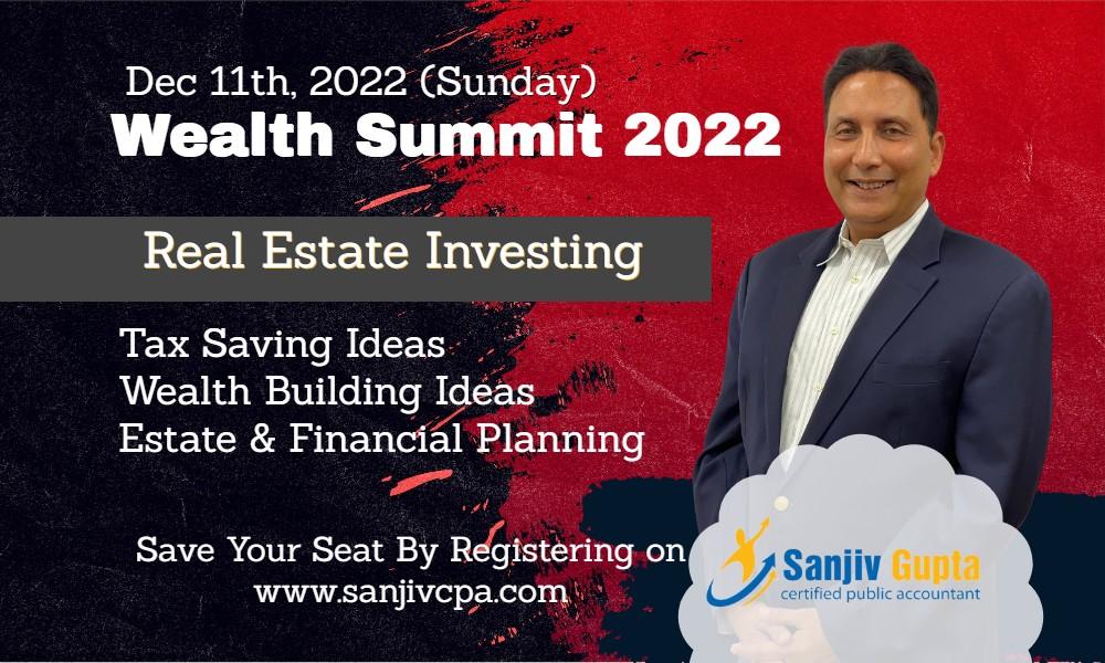 Reducing Taxes with Real Estate @ Wealth Summit 2022