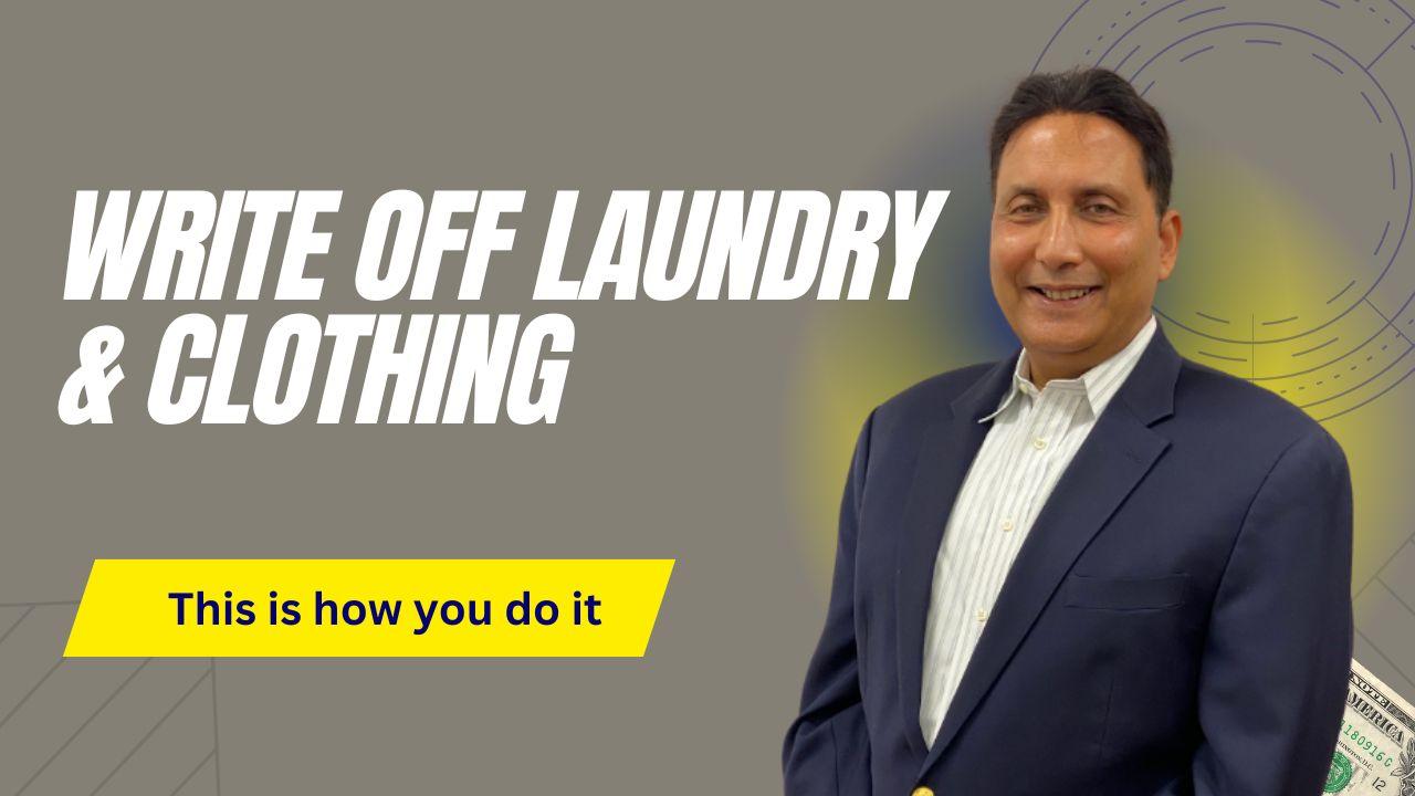 How to write off your laundry and clothing?