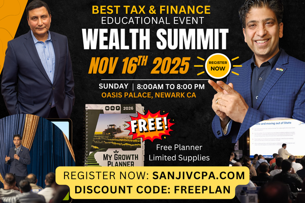 Wealth Summit 2025 - Full Day Live Tax and Finance Education Event
