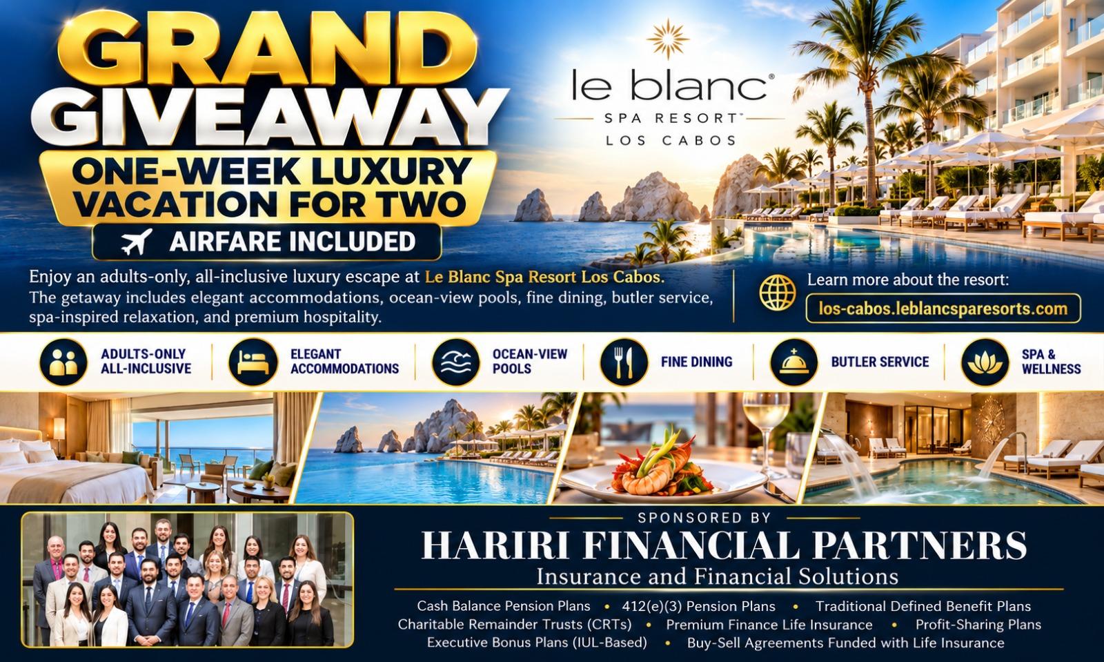 Luxury Vacation Giveaway