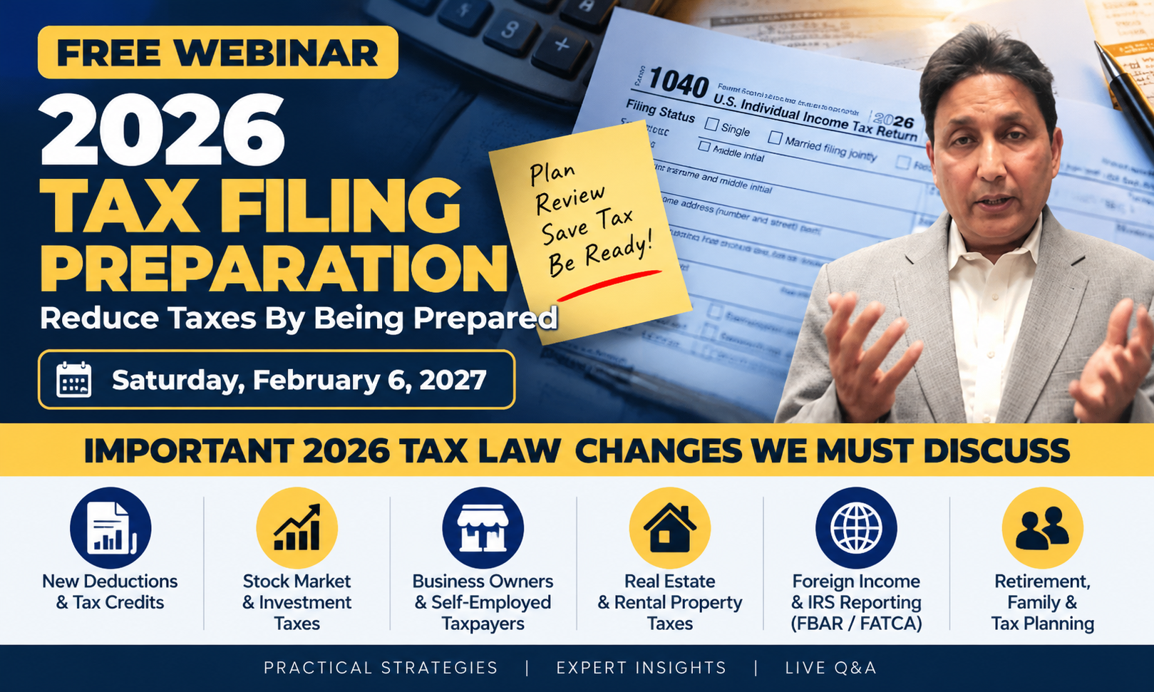 2026 Tax Filing Preparation, Important Updates